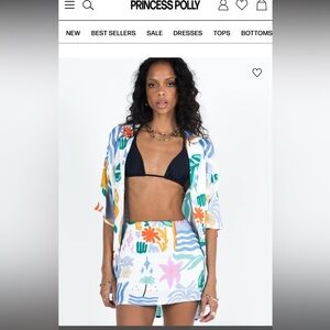 Princess Polly Multicolor Floral Shirt